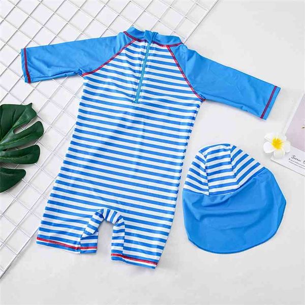 

factoryfv1x treasure one piece korea children's sun proof swimsuit quick drying men's and women's surf suit, White;black