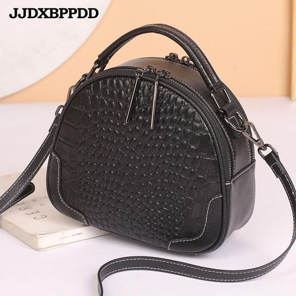 

evening bags crocodile pattern women genuine leather vintage fashion alligator luxury handbags tote designer shoulder bag