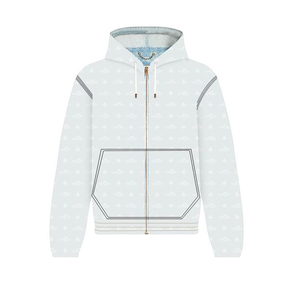 

men's jackets nigo 21ss full zip denim hoodie #nigo236, Black;brown