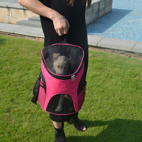 

dog car seat covers teddy pet travel portable backpack candy color bag