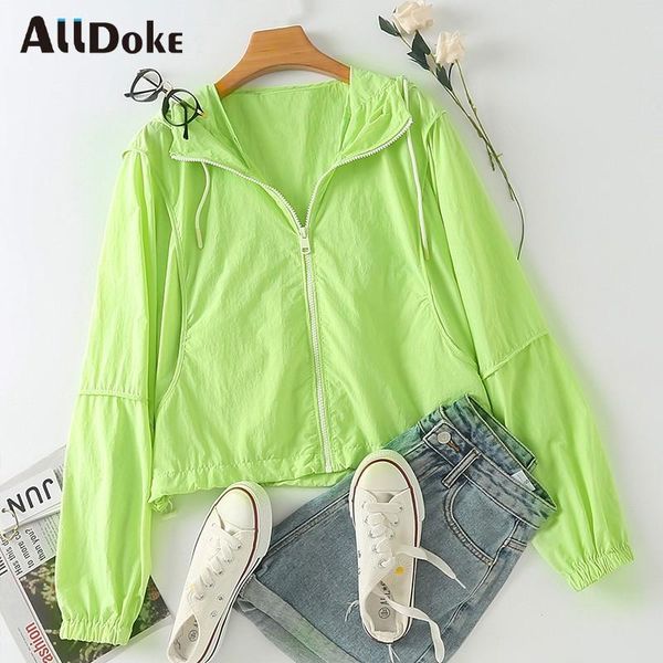 

women's jackets alldoke green casual thin women summer beach hooded long sleeve zipper coats streetwear ladies mujer, Black;brown