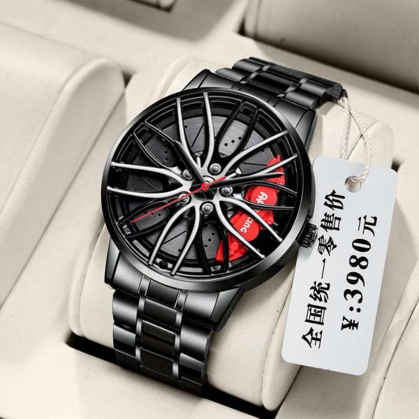 

swiss automatic movement men's watch non mechanical hollow out student korean waterproof 2021 new, Slivery;brown