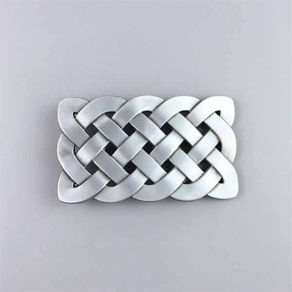 

jeansfriend vintage original large size cross knot rectangle belt buckle also stock in us belts, Black;brown