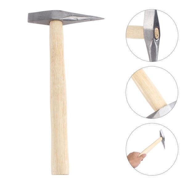 

hand tools 1pc wood handle hammer welding slag outdoor disassembly tool