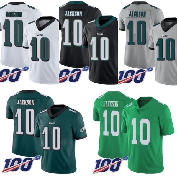 

philadelphia eagles men #10 desean jackson women youth 100th jersey, Black;red