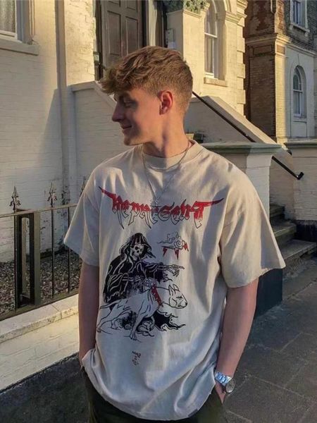 

men's t-shirts men women 1:1 vintage represent tee hand-distressed detailing short sleeve 2021ss t-shirt, White;black