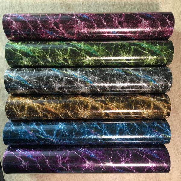 

window stickers 1 piece 25cmx100cm tpu glitter heat transfer diy press machine t-shirt iron on htv printing