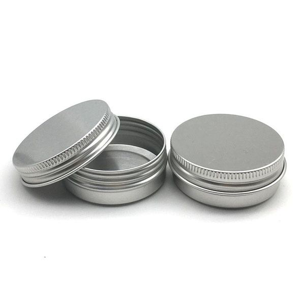 

storage bottles & jars 50pcs 30g aluminum 1oz silver cream 30ml tin container can