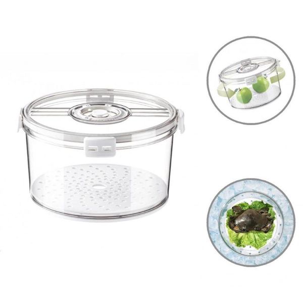 

storage bottles & jars practical excellent fridge food organizer box with airtight lid pet container multi-purpose for kitchen