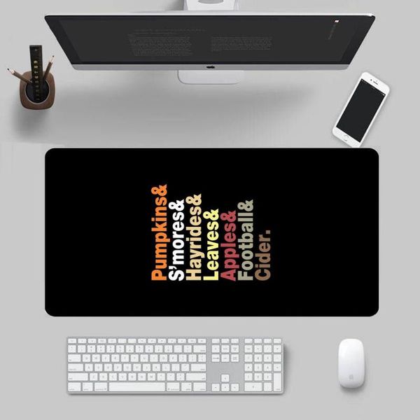 

mouse pads & wrist rests fall helvetica large marble desk pad chill gamer waterproof mat computer keyboard table decoration cover