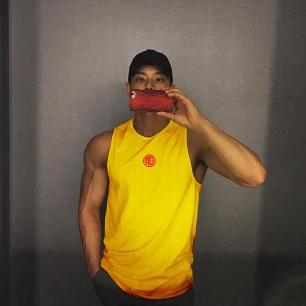 

fitness mesh brand fashion workout mens tank men musculation clothing bodybuilding singlets sleeveless quick dry vest, White;black