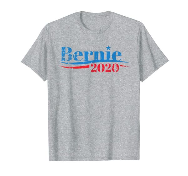 

bernie sanders for president 2020 distressed t-shirt, White;black