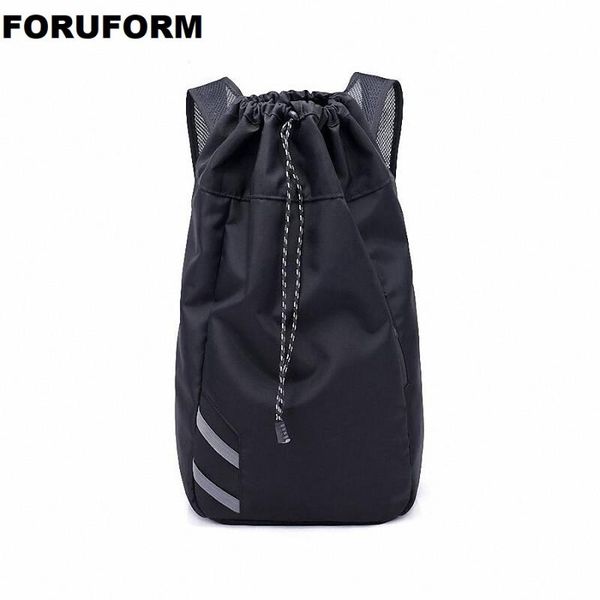 

backpack drawstring bag sports waterproof nylon backetball pocket casual string knapsack for women men mochila saco