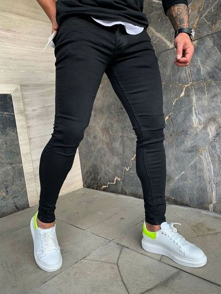 

men pocket patched skinny jeans 11t9#, Blue