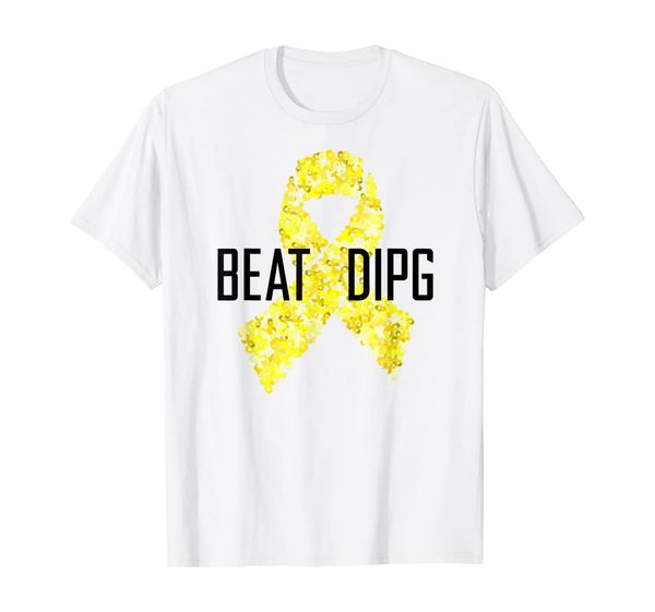 

inspirational beat dipg t-shirt - dipg awareness, White;black