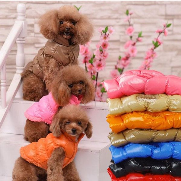 

dog apparel pet leisure clothing vest warm down cotton wholesale
