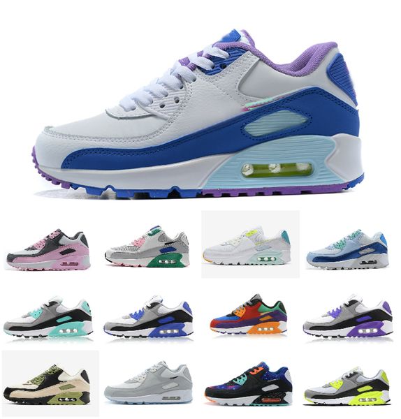 

usa 90 og undefeated running shoes air cushion 90s be true triple black white volt sneakers womens vast grey pink multi maxes infrared sport