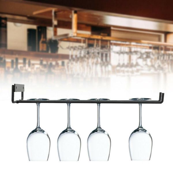 

tablewine racks 2pcs stainless steel glass holder stemware hanger barware acceessories kitchen storage shelf organizer qbmy