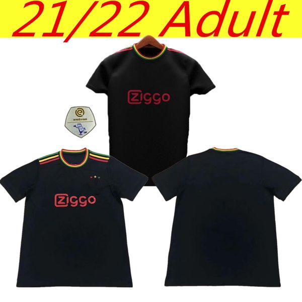 

21 22 a j ax soccer jersey fc 2021 kudus antony blind promes tadic neres cruyff football shirt uniforms third 50th, Black;yellow