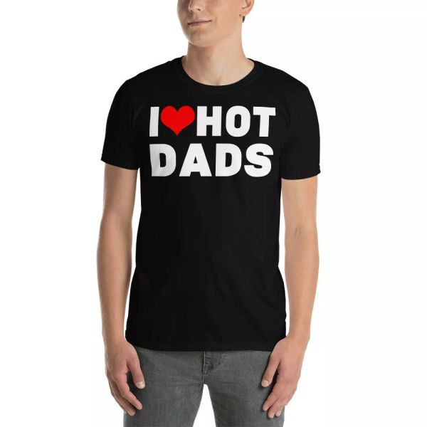 

i love dads funny valentine heart father's day dad gifts t-shirt, White;black
