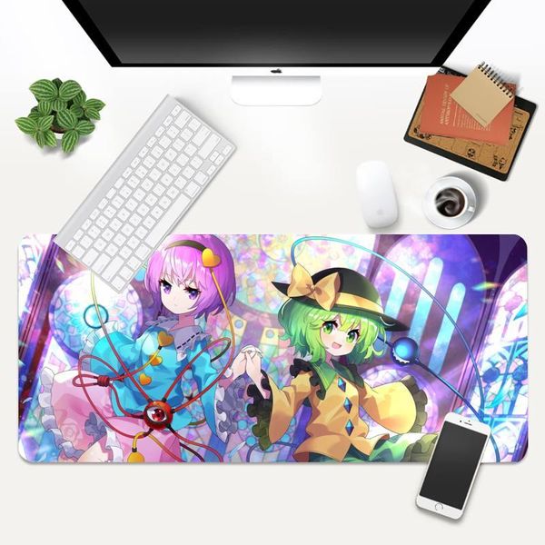 

mouse pads & wrist rests anime touhou satori komeiji koishi gamer play mats mousepad xl large keyboard pc desk mat takuo computer tablet