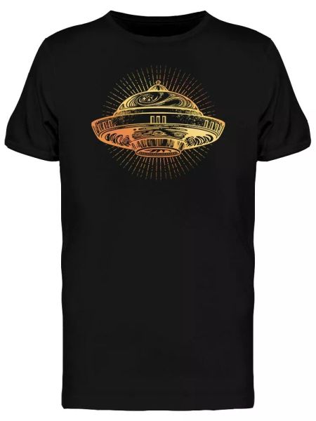 

Golden Ufo Men's Tee -Image by Shutterstock, White;black