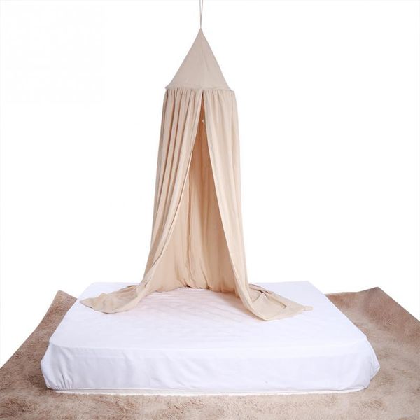 

mosquito net round dome hanging bed canopy curtain for baby kids reading playing
