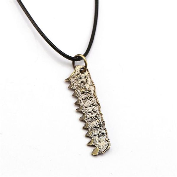 

game necklace zinc alloy frienship black rope chain pendant necklaces, Silver