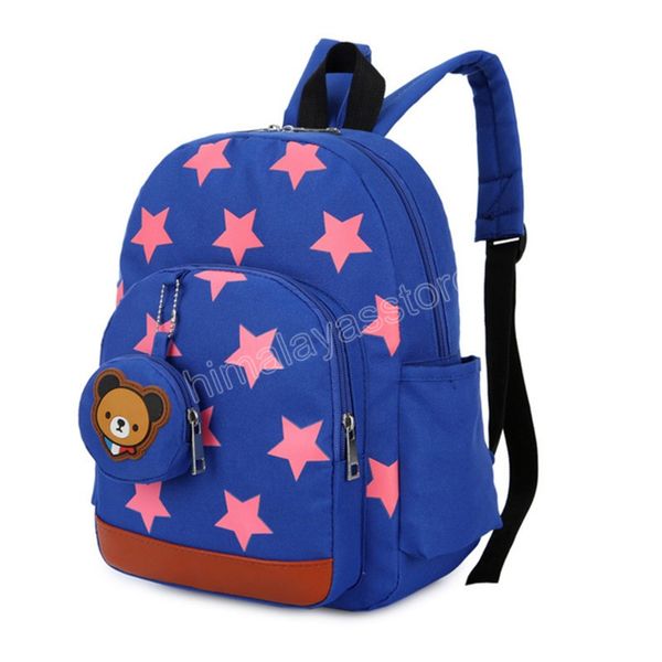 Sacos de crianças para meninos nylon saco de escola impressão bebê menina mochila escola de escola bonito mochila