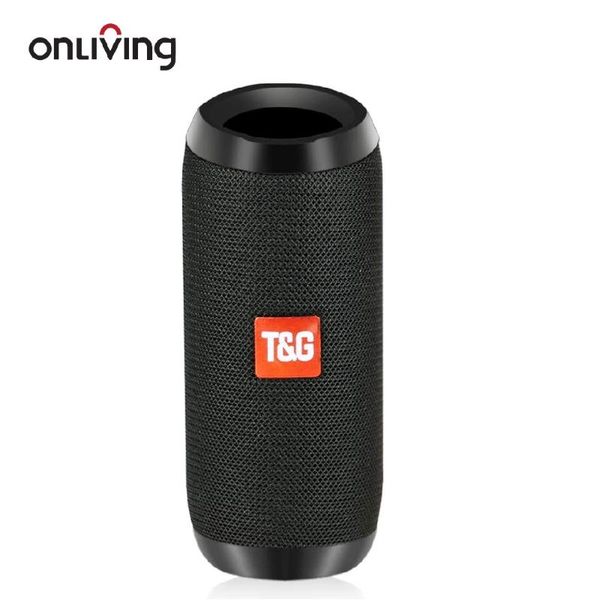 

portable speaker waterproof wireless bluetooth column bass surround subwoofer support usb aux radio speakers
