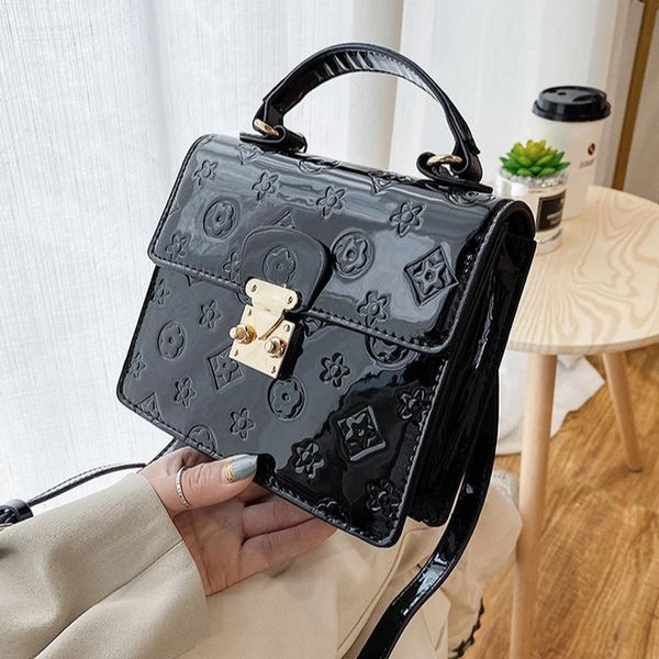 

bag women 2021 embossed small square korean fashion one shoulder slant span bags