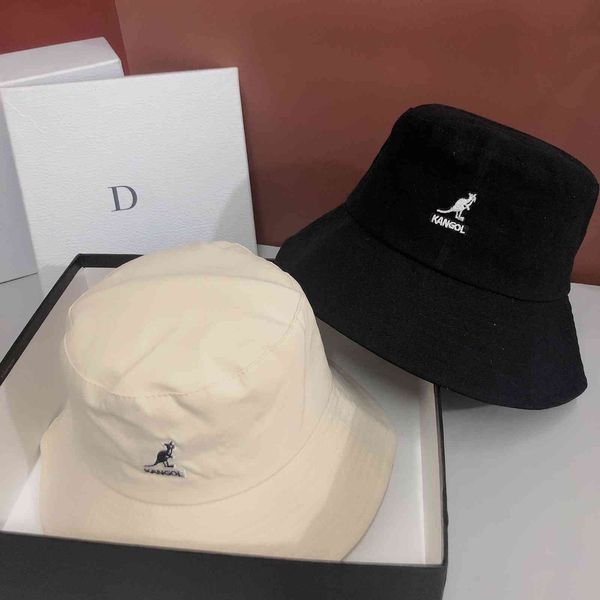 

autumn summer cotton hemp breathable embroidered kangaroo fisherman's hat, Blue;gray