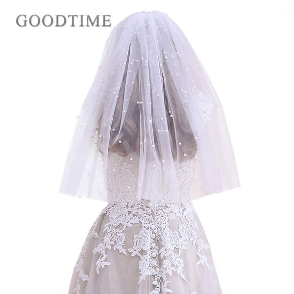 

bridal veils trendy veil for bride wedding accessories gauze pearl with combs beaded fine mesh party dress up, Black