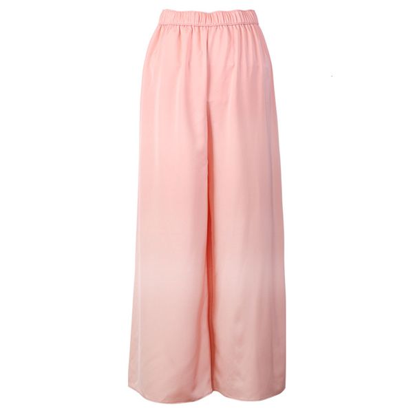 

designer 21ss cloud walking satin floating trousers hanging wide loose and versatile women's straight wide-leg leisure, Black;white