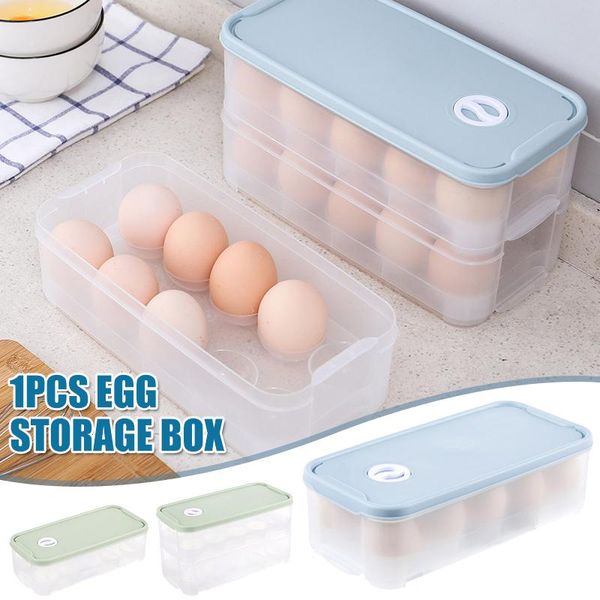 

egg fridge holder er tray box storage container case plastic organizer c1 bottles & jars