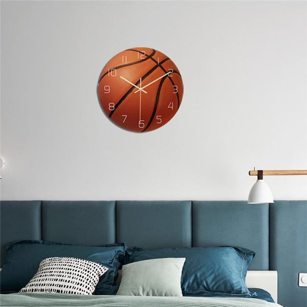 

wall clocks home decoration accessories for living room clock basketball decor modern design sports art deco