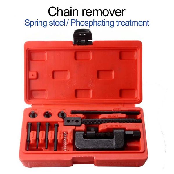 

professional hand tool sets motorcycle bike chain breaker splitter riveting repair tools set launches pin press handle motorbike riveter