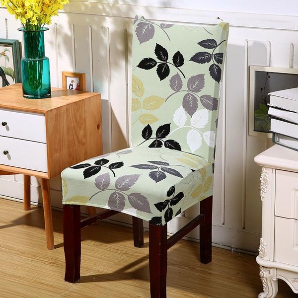 

chair covers floral vine pattern spandex stretch dining protector cover removable washable soft brief seat case for banquet