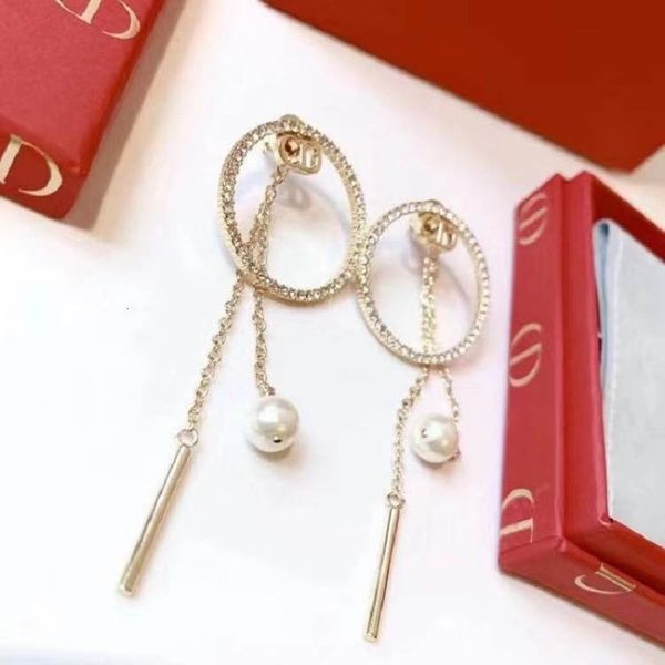 

charms / 2021 summer cd circle tassel earrings temperament women's net red two ways to wear the same, Golden