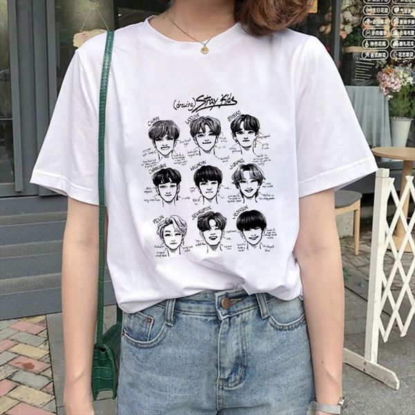 

Summer Female Funny Simple Fashion Mens T Shirt Round Neck Short Sleeved Tee Harajuku Men And Women, White;black