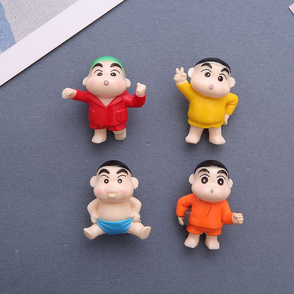 

cute cartoon three-dimensional creative magnet buckle crayon small refrigerator sticker decoration