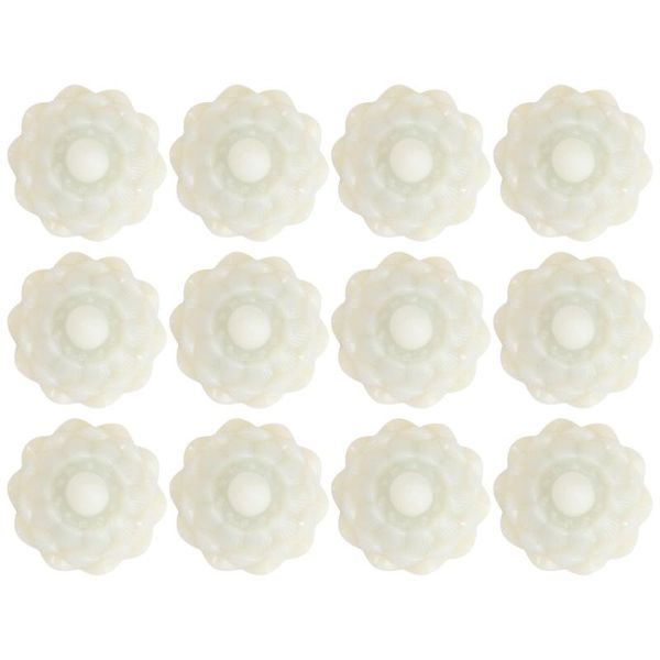 

candles 12pcs lotus shaped candle light led electronic lamp floating beige
