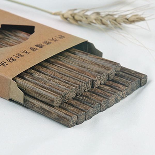 

chopsticks 10pairs 25 cm wooden handmade dishwasher safe chinese classic style gift 66cy