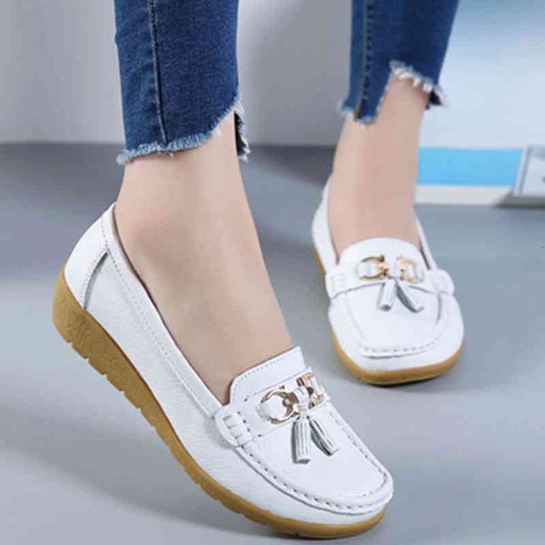 

dress shoes genuine leather shoes, genuine women's low sewing casual ballet shoes plus size 3544 yzuq, Black