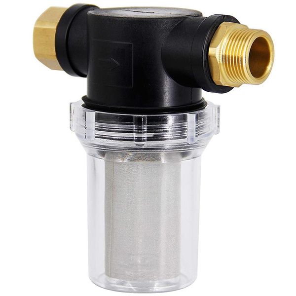 

-pre-filter for high pressure washer garden water pipe metal mesh filter faucet watering equipments