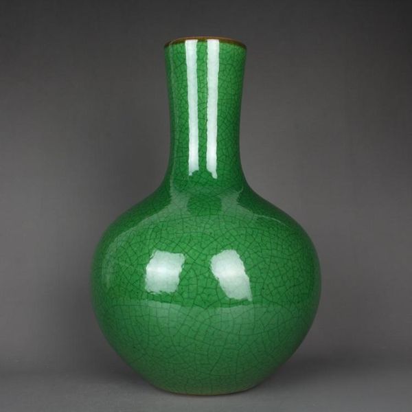 

vases late qing and republic of glaze celestial vase large antique ceramic handmade folk collection ornaments