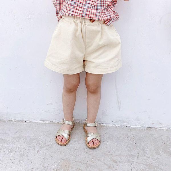 

shorts 2021 summer princess girls casual sport cotton children pants bc884, Black