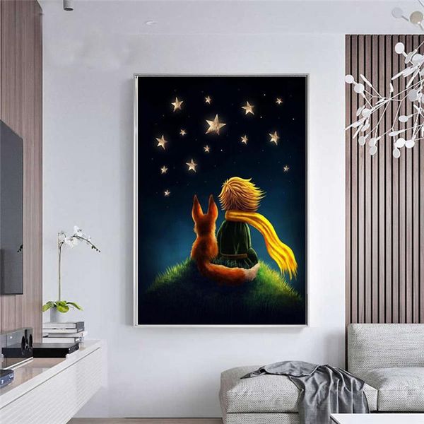 

diamond painting full square round 5d diy little prince embroidery cross stitch mosaic home decoration gift