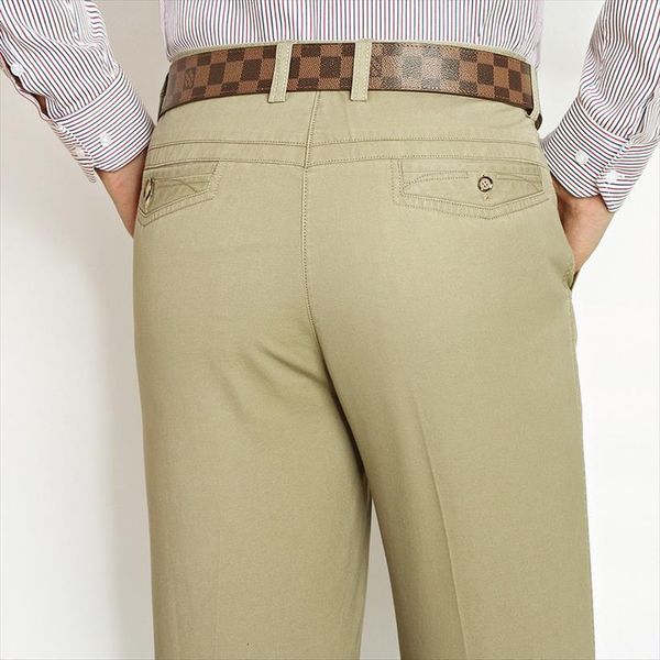 

summer thin cotton casual women pant loose straight solid color trousers, Black