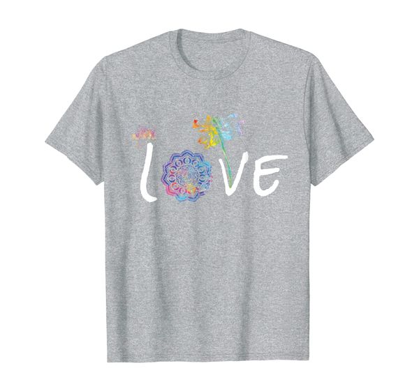 

namaste love bee lotus yoga flower mom meditation peace gift t-shirt, White;black